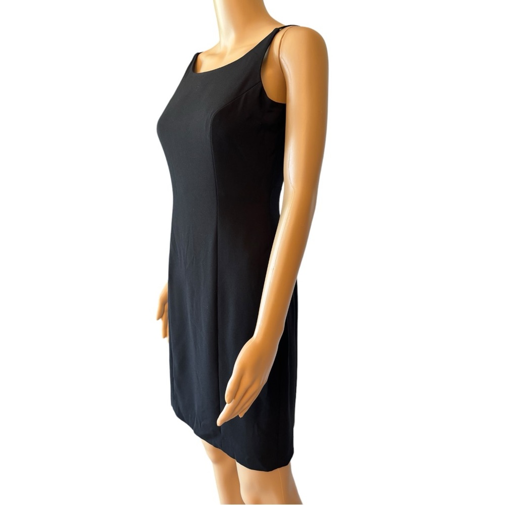 Spencer Jeremy Black Open Back Dress 2 Petite - Picture 5 of 8